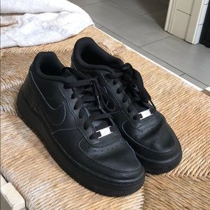 Brand new worn once air force ones